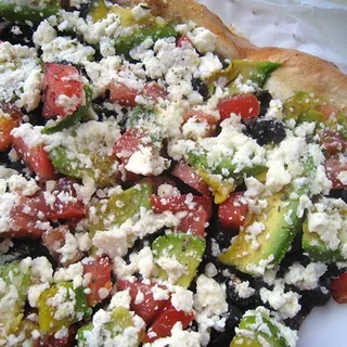 Black Bean Avocado Pizza