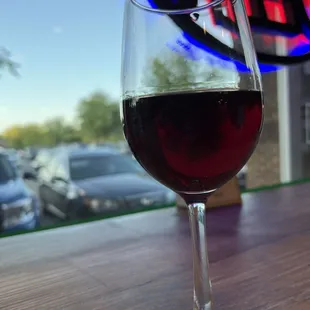 Placed an order to go and just chilling.