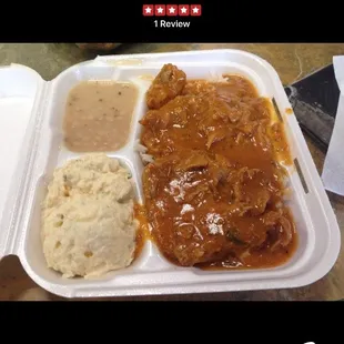 Rabbit sauce piquant