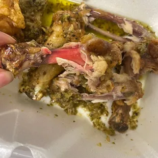 a plate of food