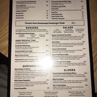 Menu 2017