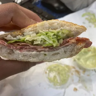 2. Italian House Specialty Sandwich no tomato + mild peppers. Extremely light on the meat, bread a bit stale/crusty.