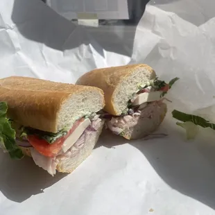 Turkey Pesto Mayo Sandwich