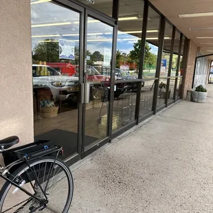 Front windows to the store