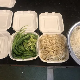 You can order by the pot as well! All veggies are included!