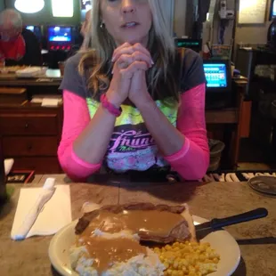 A big plate of The tenderloin special.