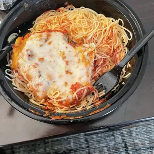 Chicken parm, needs gravy.