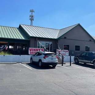 cars parked in a parking lot