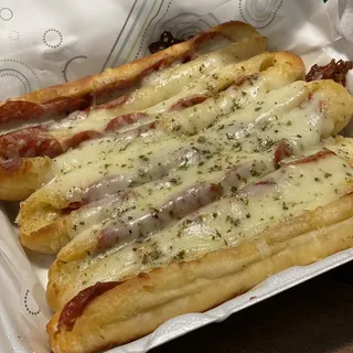 Pepperoni Stuffed Bread Sticks