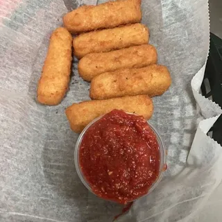 Basket of Mozzarella Cheese Sticks