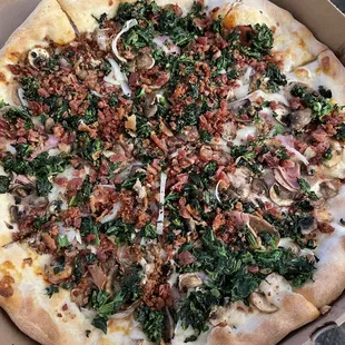 Large build your own pizza