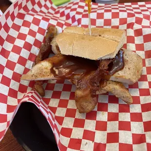 Smokehouse bbq sandwich