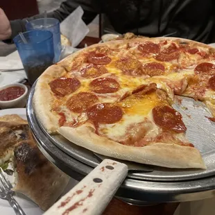 Cheese SM Pizza with cheddar and pepperoni