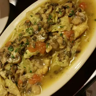 Chicken Piccata add Mushroom