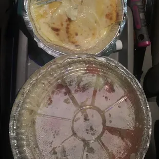 Size comparison of two entrees