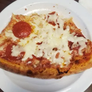 Pepperoni pizza with extra cheese