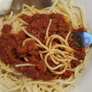 Child&apos;s spaghetti