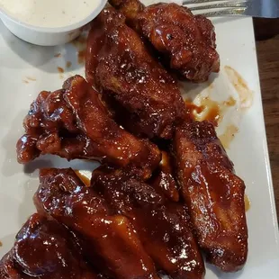 Appetizer bbq wings