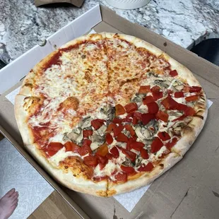 pizza, food