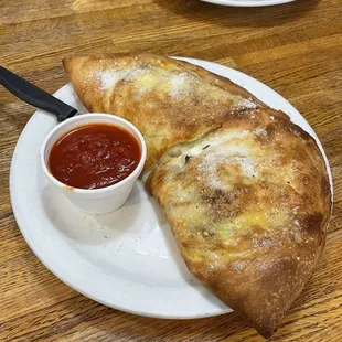 Steak and Onion Calzone