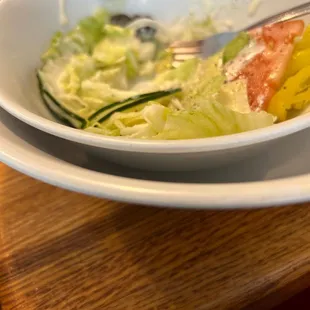 a bowl of salad