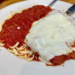 Chicken Parmigiana Lunch
