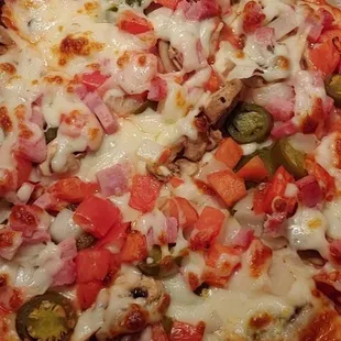 The Vinny special. Pick up to seven regular toppings.