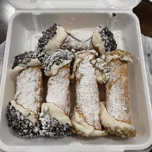 Cannolis - Chocolate and nuts