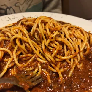 Spaghetti with marinara