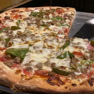 Italian "choose your own toppings" pizza.