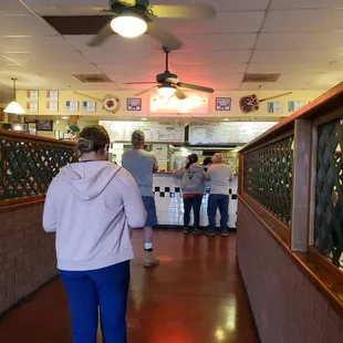 Entrance and ordering counter