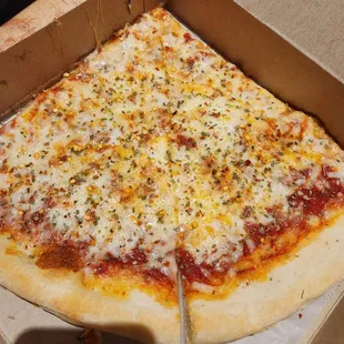 a pizza in a box