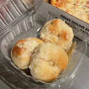 Garlic knots. Small order.