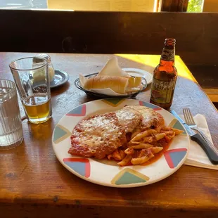 Veal Parmigiana IPA beer. Delicious ‼