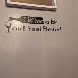 Tacky but funny signs probably from home goods