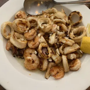 Grilled Shrimp &amp; Calamari