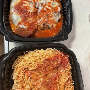 Chicken Parmesan pasta