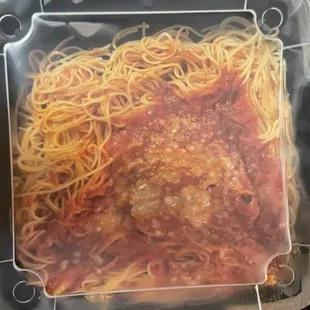 Chicken Parmesan pasta noodles