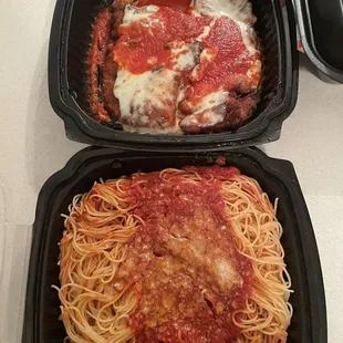 Chicken Parmesan pasta