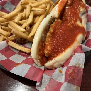 Eggplant Parm Sandwich