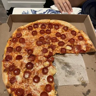 Pepperoni pizza