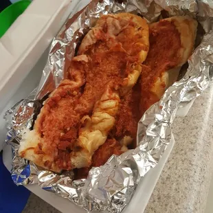 pepperoni roll sandwhich?