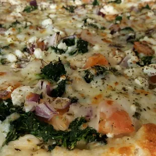 Gourmet Spinach &amp; Feta Pizza
