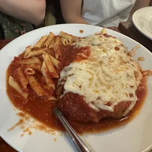 Chicken Parmigiana (enough to split)