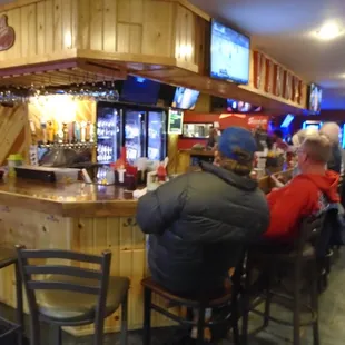 The bar.