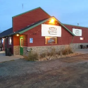 Outside of the bar, view looking southeast.