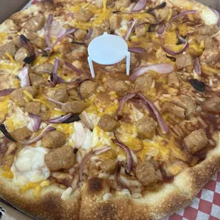 12" Vegan Bubba's BBQ Chicken