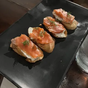 Smoked Salmon Crostini