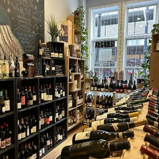 Inside the wine shop