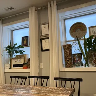 Upstairs tasting area